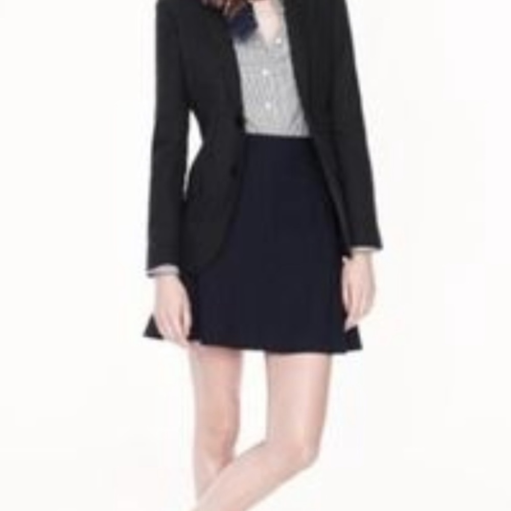 J CREW BLACK SKIRT